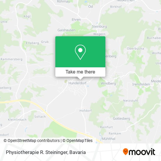 Physiotherapie R. Steininger map