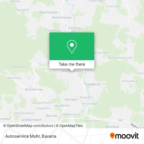 Карта Autoservice Muhr