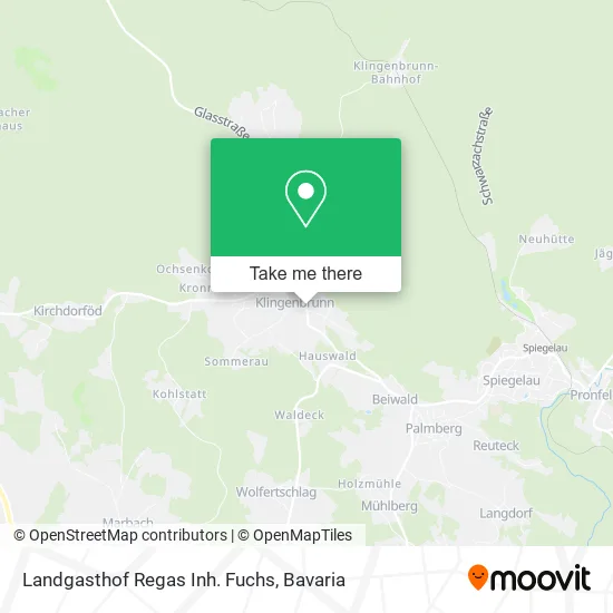 Карта Landgasthof Regas Inh. Fuchs