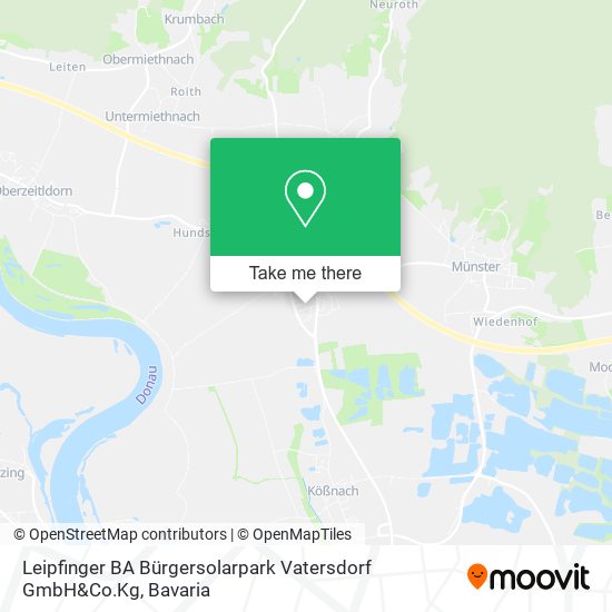 Leipfinger BA Bürgersolarpark Vatersdorf GmbH&Co.Kg map