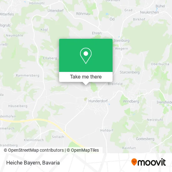 Карта Heiche Bayern