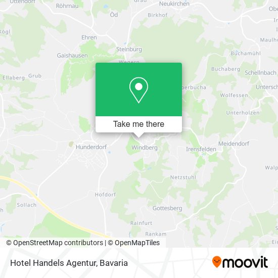 Hotel Handels Agentur map