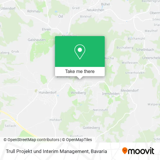 Карта Trull Projekt und Interim Management