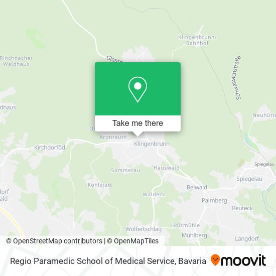 Regio Paramedic School of Medical Service map