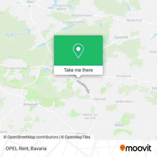 Карта OPEL Rent