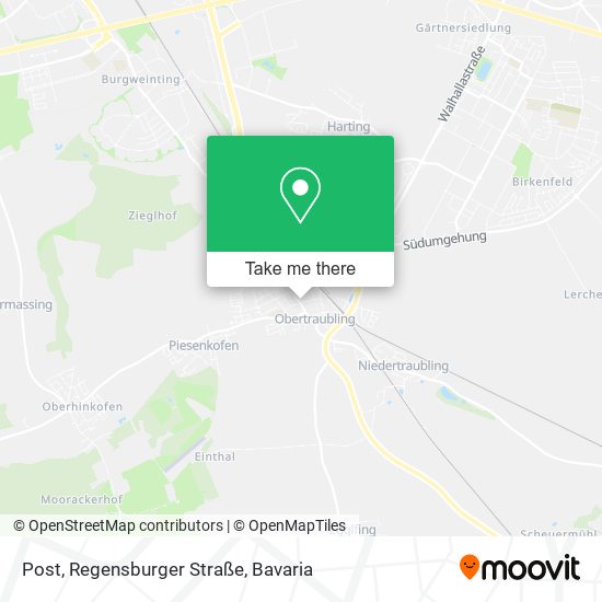 Post, Regensburger Straße map