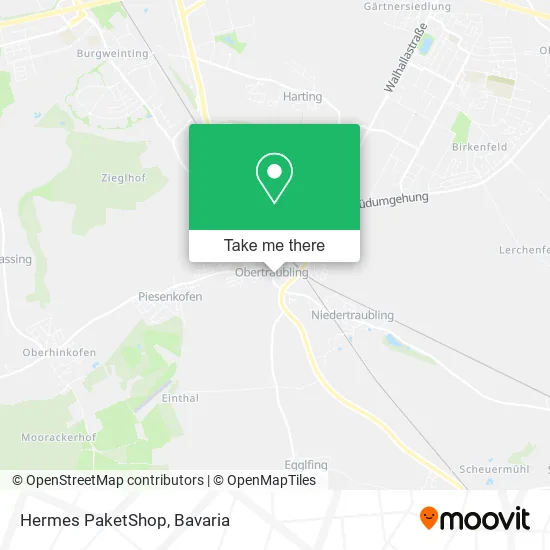 Карта Hermes PaketShop