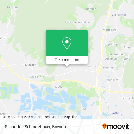 Sauberfee Schmalzbauer map