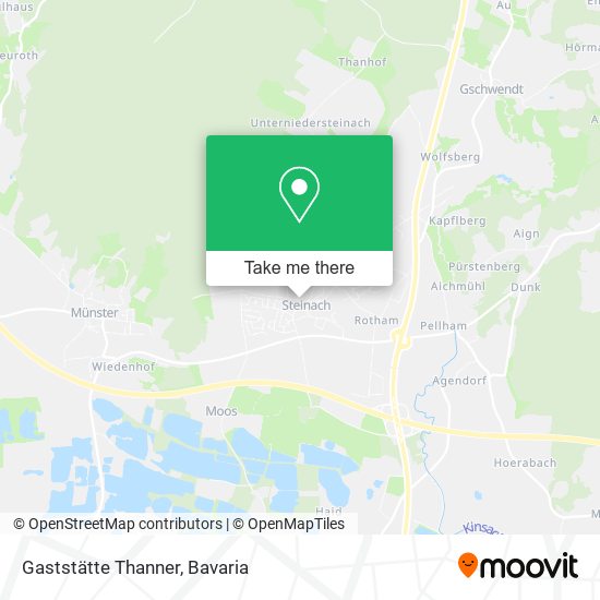 Gaststätte Thanner map