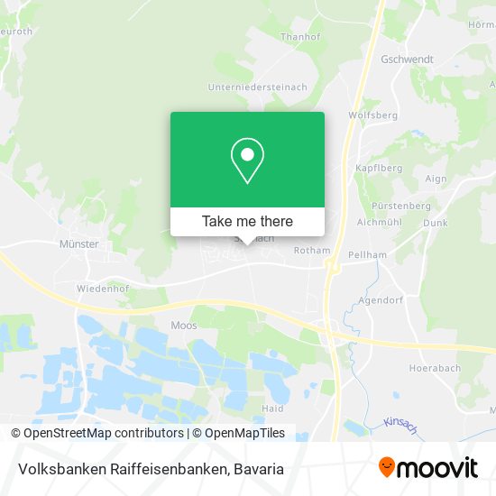Volksbanken Raiffeisenbanken map