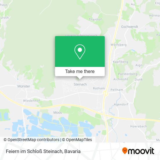 Feiern im Schloß Steinach map
