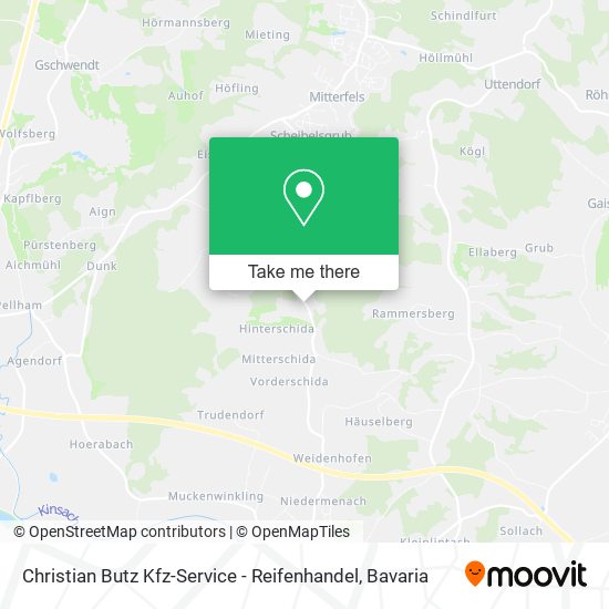 Christian Butz Kfz-Service - Reifenhandel map