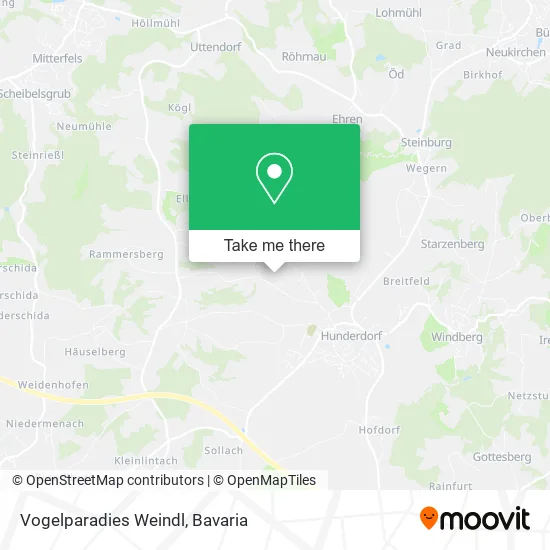 Карта Vogelparadies Weindl