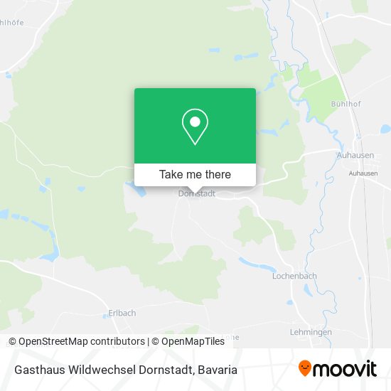 Gasthaus Wildwechsel Dornstadt map