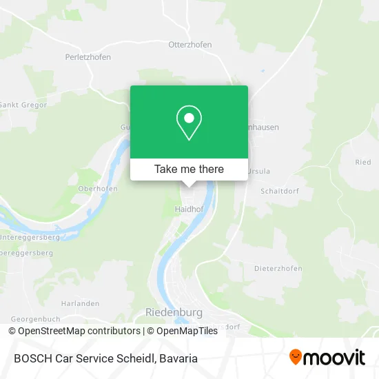 Карта BOSCH Car Service Scheidl