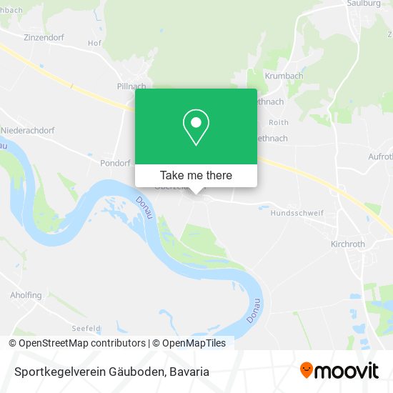 Sportkegelverein Gäuboden map