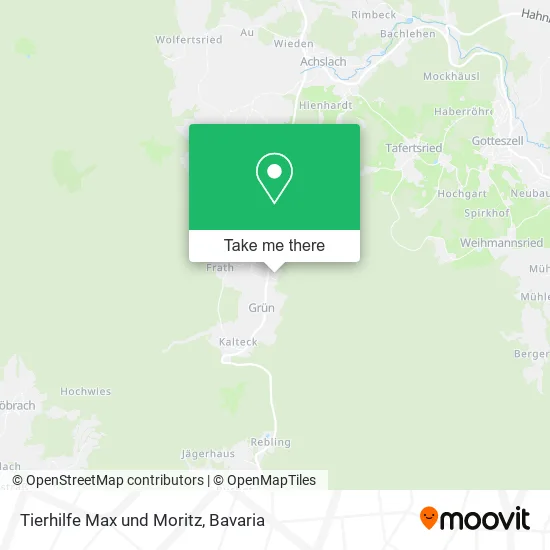 Карта Tierhilfe Max und Moritz