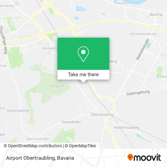 Карта Airport Obertraubling