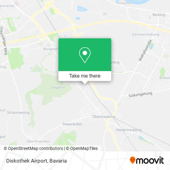 Diskothek Airport map