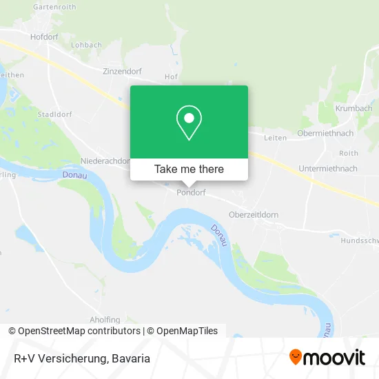 R+V Versicherung map