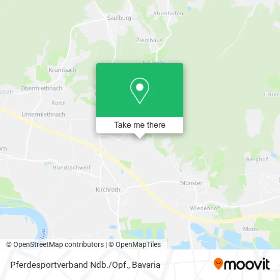 Карта Pferdesportverband Ndb./Opf.