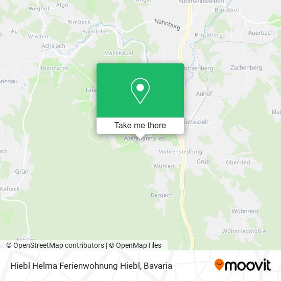 Hiebl Helma Ferienwohnung Hiebl map