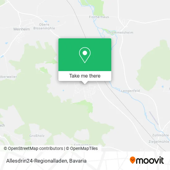 Карта Allesdrin24-Regionalladen