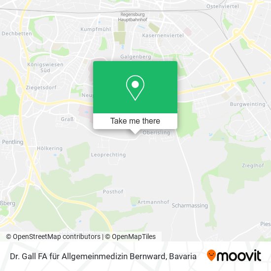 Dr. Gall FA für Allgemeinmedizin Bernward map