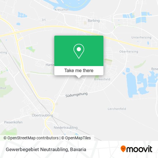 Gewerbegebiet Neutraubling map