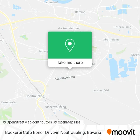 Карта Bäckerei Café Ebner Drive-in Neutraubling