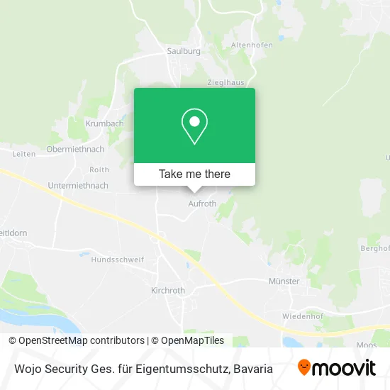 Карта Wojo Security Ges. für Eigentumsschutz