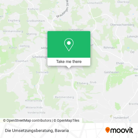 Карта Die Umsetzungsberatung