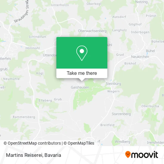 Карта Martins Reiserei