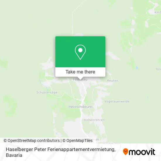 Haselberger Peter Ferienappartementvermietung map