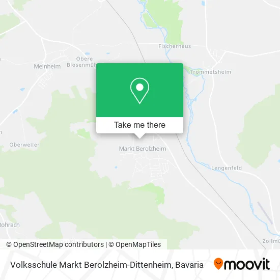 Карта Volksschule Markt Berolzheim-Dittenheim