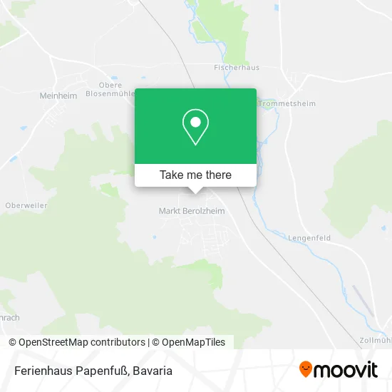 Карта Ferienhaus Papenfuß