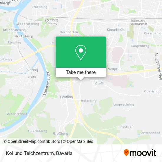 Карта Koi und Teichzentrum
