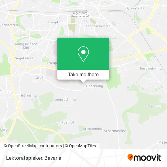 Карта Lektoratspieker