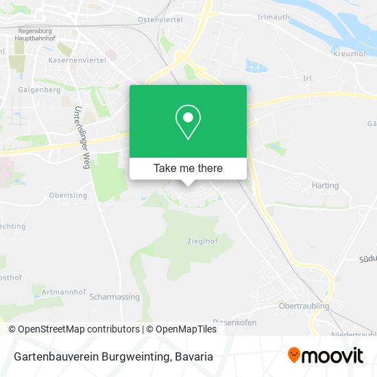 Gartenbauverein Burgweinting map