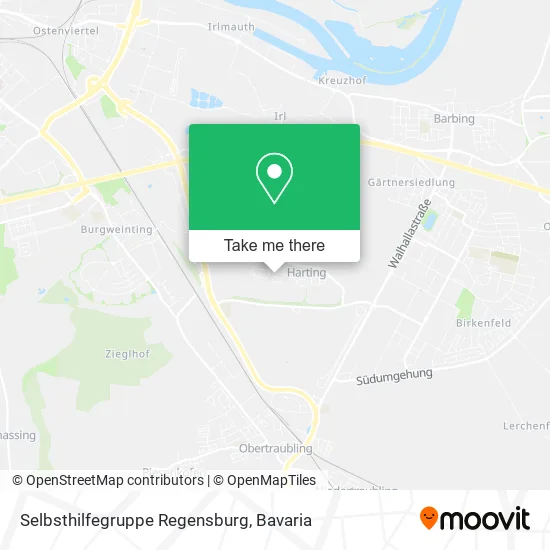 Карта Selbsthilfegruppe Regensburg
