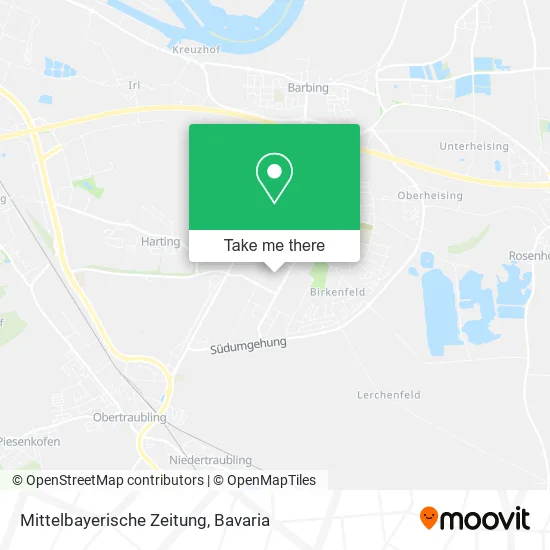 Карта Mittelbayerische Zeitung