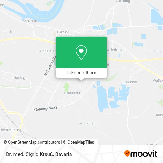 Карта Dr. med. Sigrid Krauß