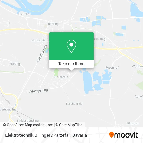 Карта Elektrotechnik Billinger&Parzefall