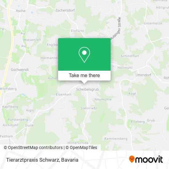 Карта Tierarztpraxis Schwarz