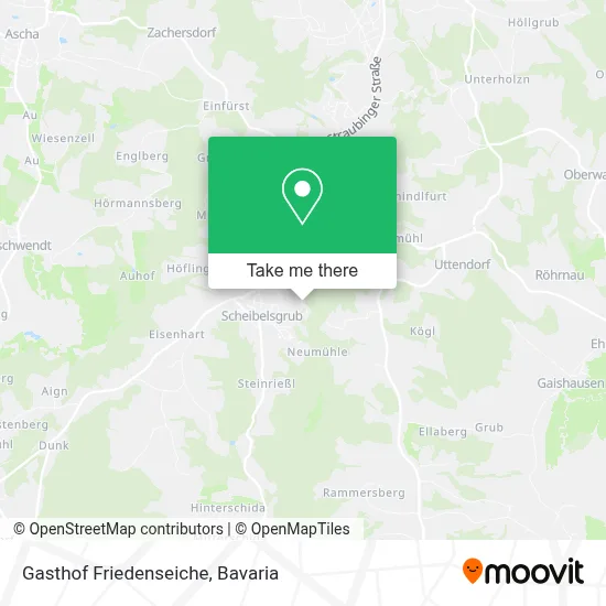 Gasthof Friedenseiche map