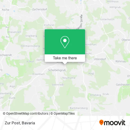 Карта Zur Post