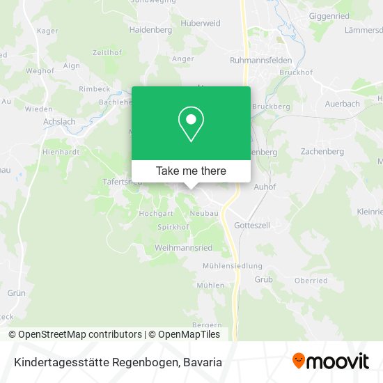Kindertagesstätte Regenbogen map