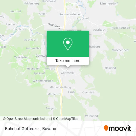 Bahnhof Gotteszell map