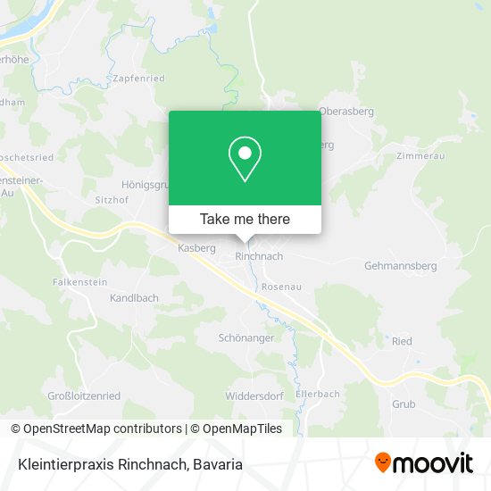 Kleintierpraxis Rinchnach map