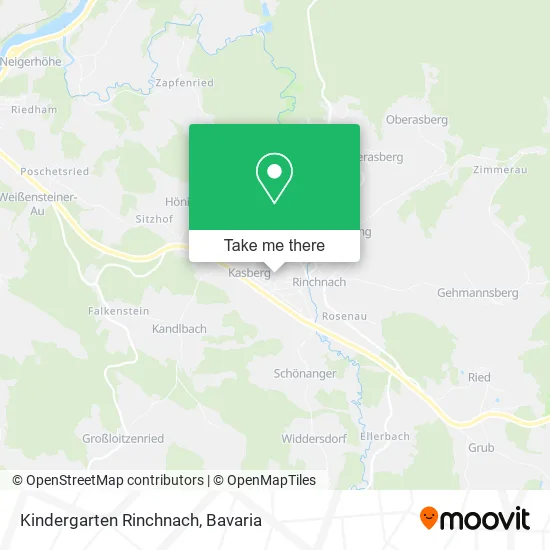 Карта Kindergarten Rinchnach